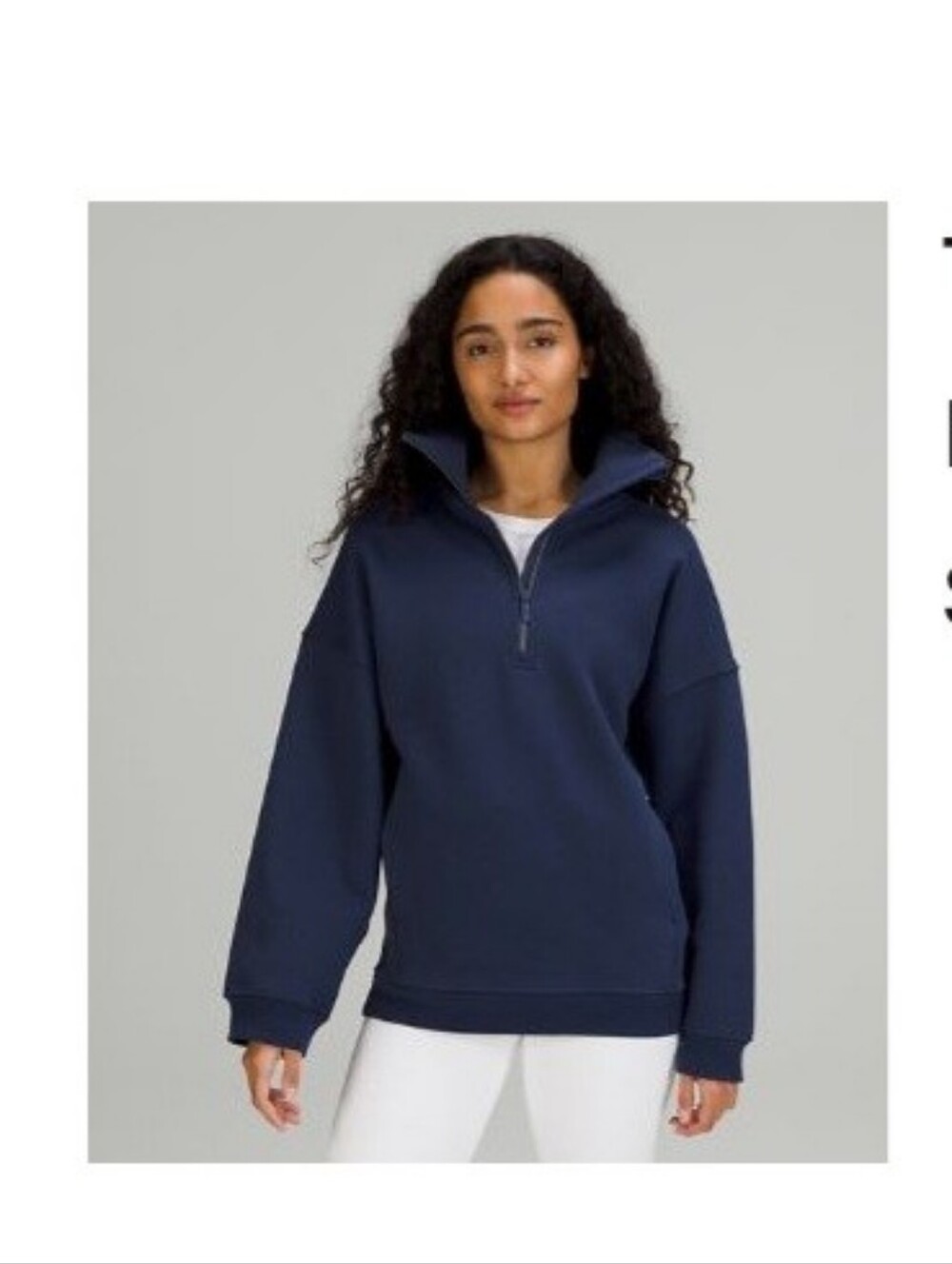Lululemon -Thick Fleece Hoodie - Night Sea XL/ XXL